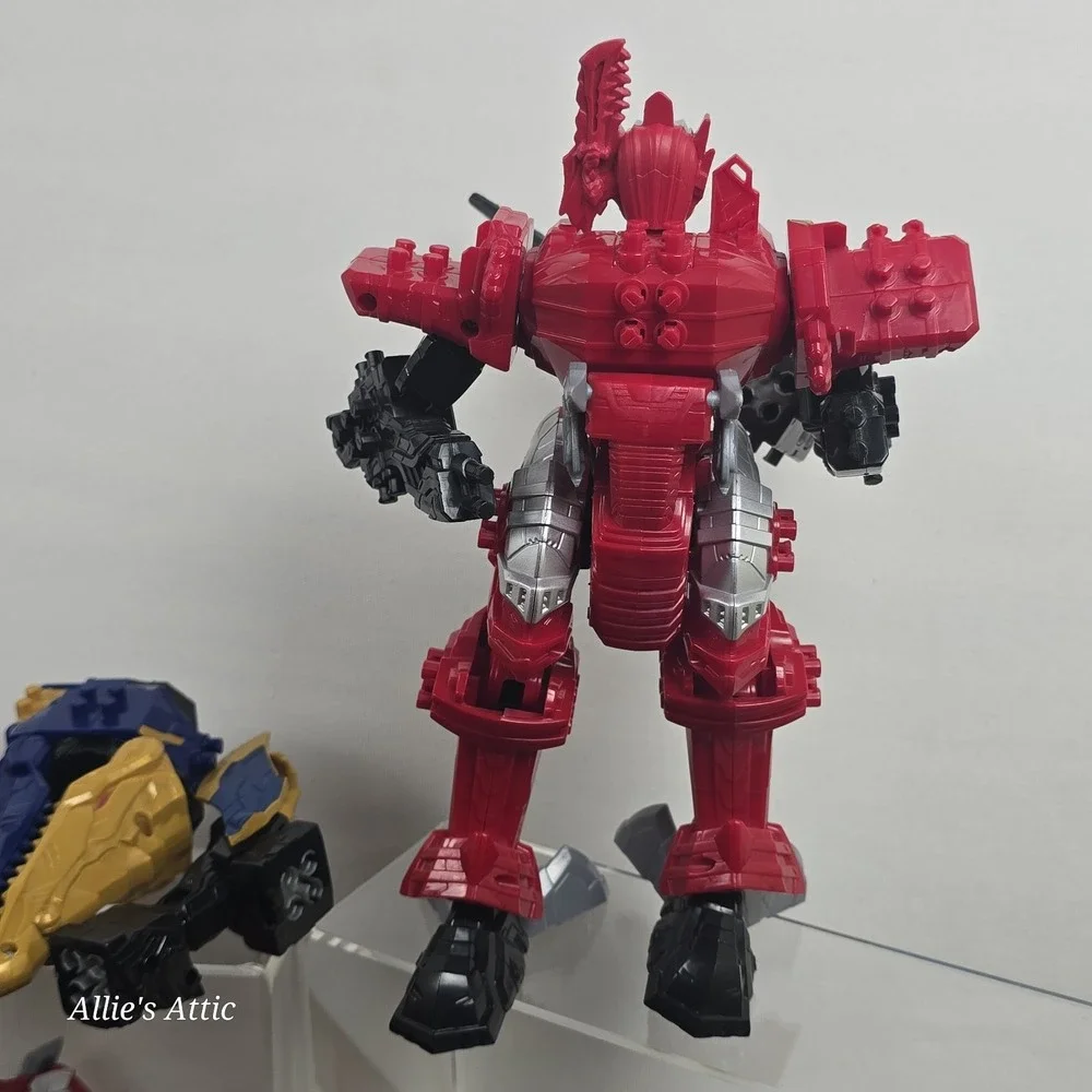 Bandai Power Rangers Dino Fury Ryusoulger DX Megazord Figures Ryusoul Keys Lot
